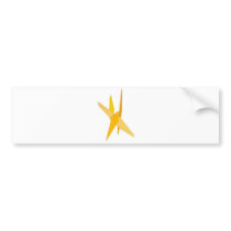 Re-Created Painting in Space Bumper Sticker