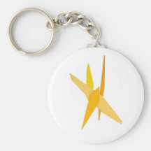 Re-Created Painting in Space Keychain