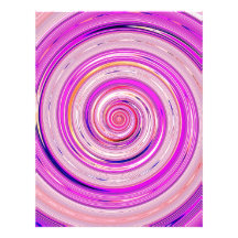 Re-Created Spin Painting Custom Letterhead
