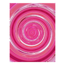 Re-Created Spin Painting Customized Letterhead