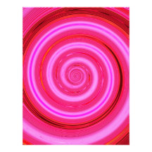 Re-Created Spin Painting Customized Letterhead