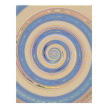 Re-Created Spin Painting Customized Letterhead