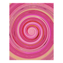 Re-Created Spin Painting Customized Letterhead