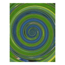 Re-Created Spin Painting Letterhead