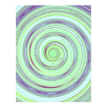 Re-Created Spin Painting Letterhead Design