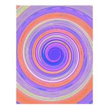 Re-Created Spin Painting Letterhead Design