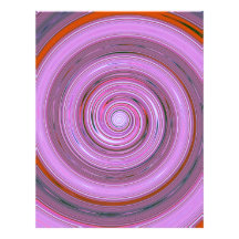 Re-Created Spin Painting Letterhead Design