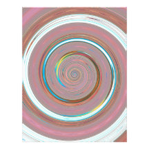 Re-Created Spin Painting Letterhead Template
