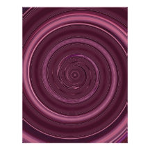 Re-Created Spin Painting Letterhead Template