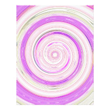 Re-Created Spin Painting Letterhead Template