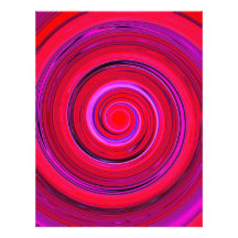 Re-Created Spin Painting Letterhead Template