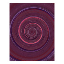 Re-Created Spin Painting Personalized Letterhead