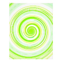 Re-Created Spin Painting Personalized Letterhead
