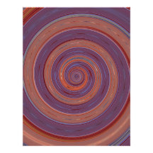 Re-Created Spin Painting Personalized Letterhead