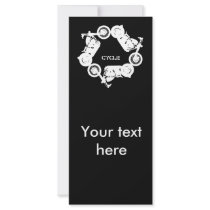 Re - Cycle Customized Rack Card