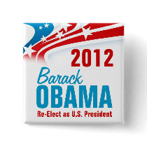 Re-Elect Barack Obama Pin