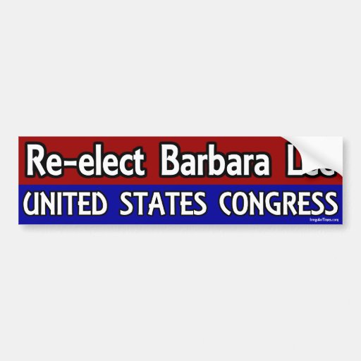Re-Elect Barbara Lee to Congress Bumper Sticker