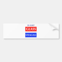 RE-ELECT Glass Steagall Bumper Sticker