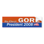 RE-ELECT Gore President Bumper Stickers