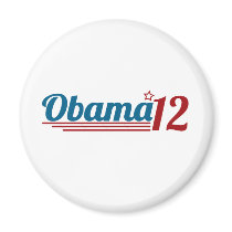 Re-Elect Obama '12 Fridge Magnets