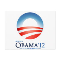 Re-Elect Obama 2012 postcards
