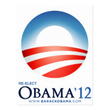 Re-Elect Obama 2012 Postcard