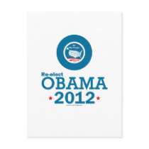 Re-elect Obama 2012 Postcards