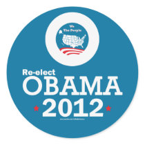 Re-elect Obama 2012 Stickers