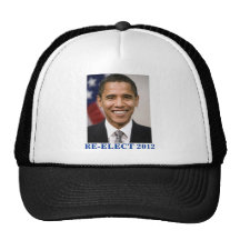 RE-ELECT OBAMA 2012 TRUCKER HAT