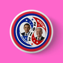 Re-Elect Obama Biden 2012 buttons