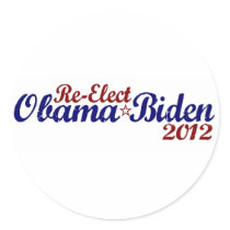 Re-Elect Obama Biden 2012 stickers
