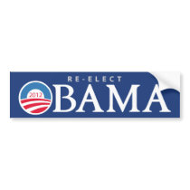 Re-Elect President Obama 2012 Bumpersticker