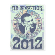 Re-Elect President Obama Election 2012 Gear Postcards