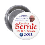 Re-elect Sanders to U.S. Senate in 2012 Pin