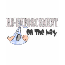 Re-Enforcement On The Way blue t-shirts by MilitaryMommyShop Re-Enforcement On The Way blue t-shirts
