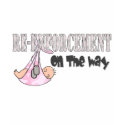 Re-Enforcement On The Way pink t-shirts