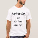 Re-examine t-shirts