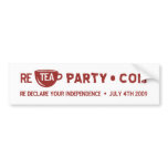 Re Tea Party Bumper Stickers