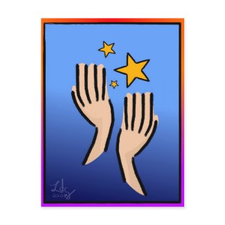 Reach 4 The Stars Postcard postcard