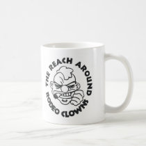 Reach Around Rodeo Clowns Mug by rockabillyfool Reach Around Rodeo Clowns Mug