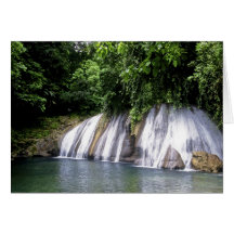 Reach Falls, Port Antonio, Jamaica Greeting Cards