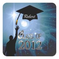 Reach For The Stars 2012 Graduation Sticker sticker