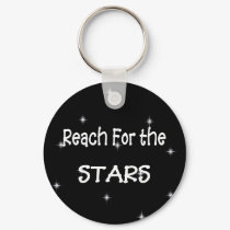 Reach for the Stars Keychain by cooltees Reach for the Stars Keychain