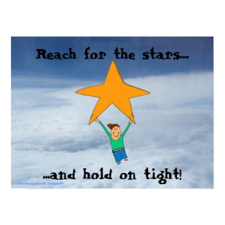Reach for the stars poster print