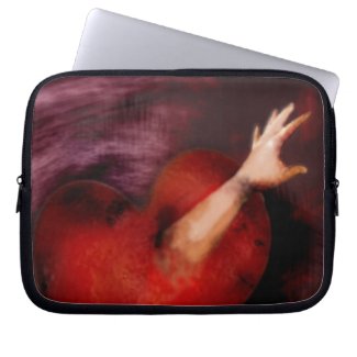 Reach Her With Your Heart Electronics Bag Laptop Sleeve
