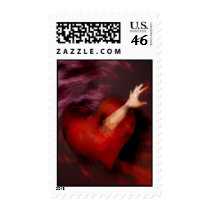 Reach Her With Your Heart Postage Stamp by sruhs Reach Her With Your Heart Postage Stamp