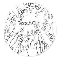 Reach Out stickers by teathree Reach Out stickers