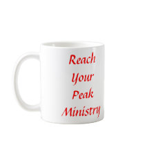 Reach Your Peak Ministry Donation Mug by The Penny by ThePenny Reach Your Peak Ministry Donation Mug by The Penny