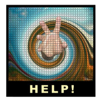 Reaching for help. posters by Perseus Reaching for help. posters