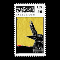 reaching for raven stamps